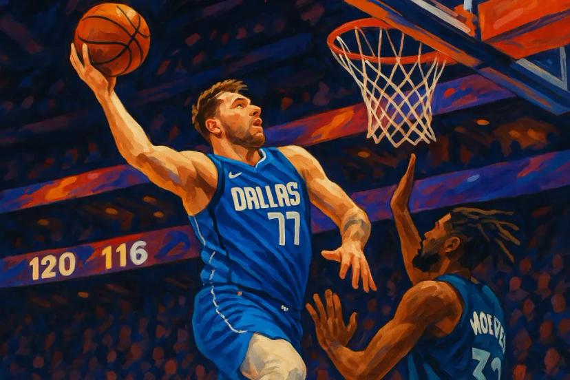 Luka Dončić Falls Just Short of 50 in Mavericks' Dominant Win Over Timberwolves